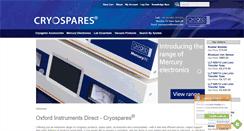 Desktop Screenshot of cryospares.de